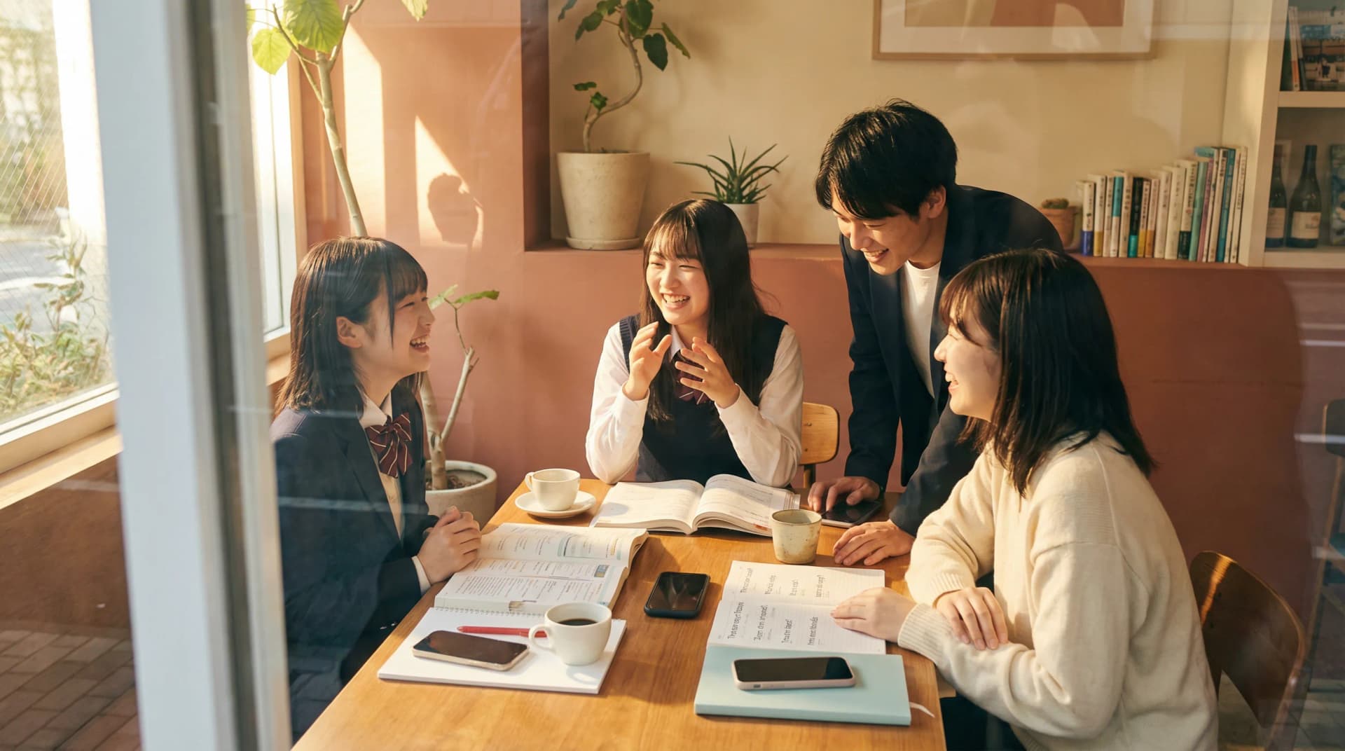 英語を楽しく学ぶ学生たち